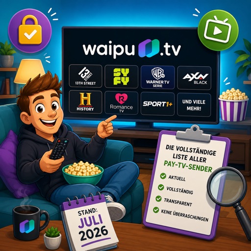 Welche Pay-TV Sender hat Waipu eigentlich?